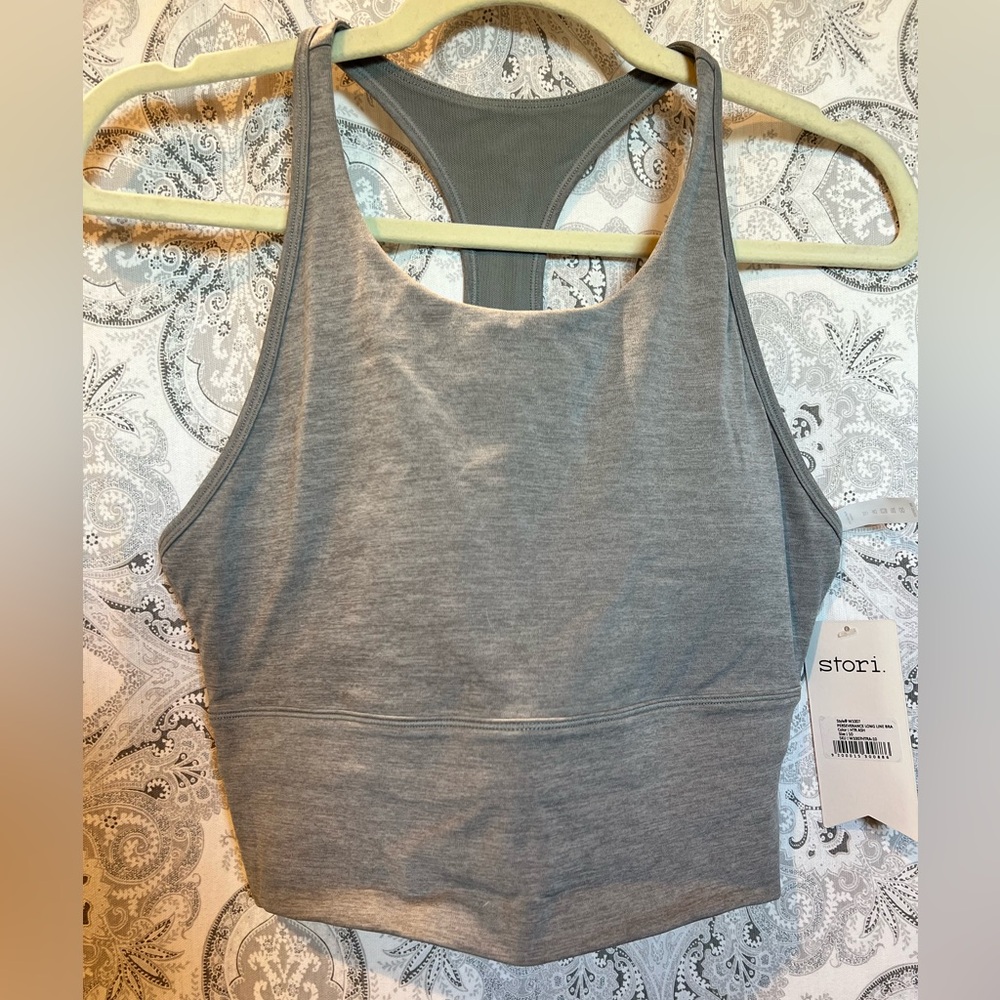 Stori Gray Longline bra